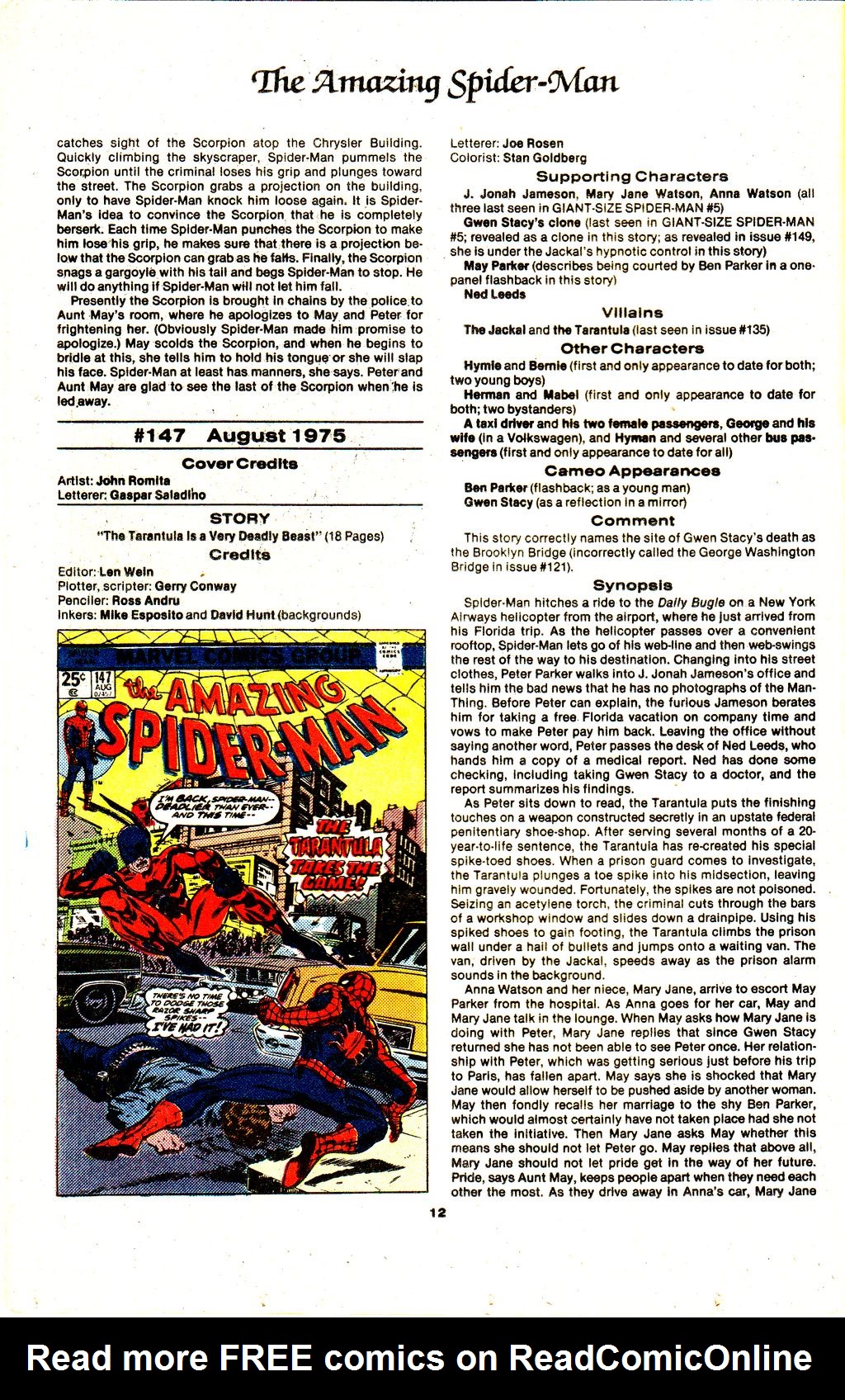 Read online The Official Marvel Index to The Amazing Spider-Man comic -  Issue #6 - 14
