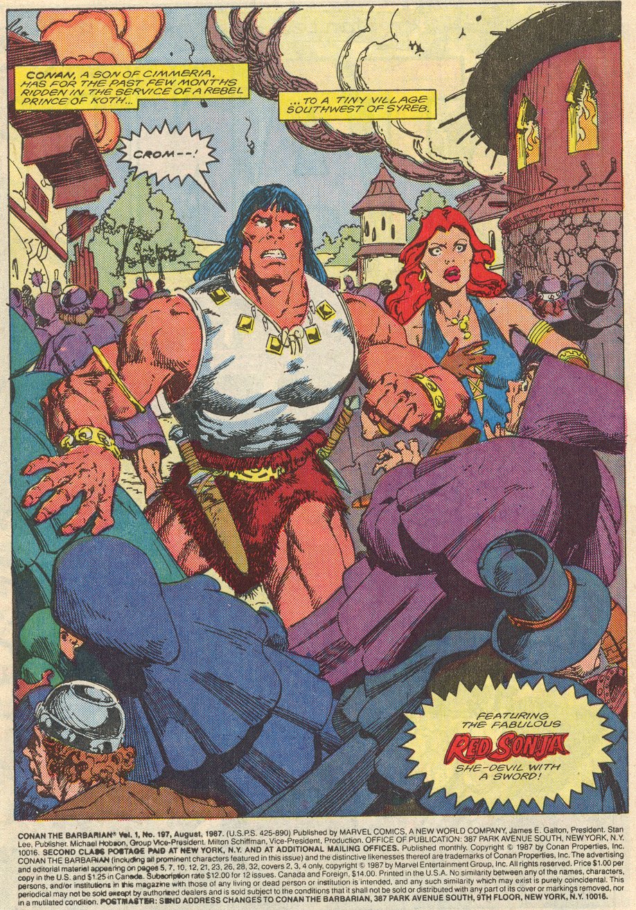 Conan the Barbarian (1970) Issue #197 #209 - English 2