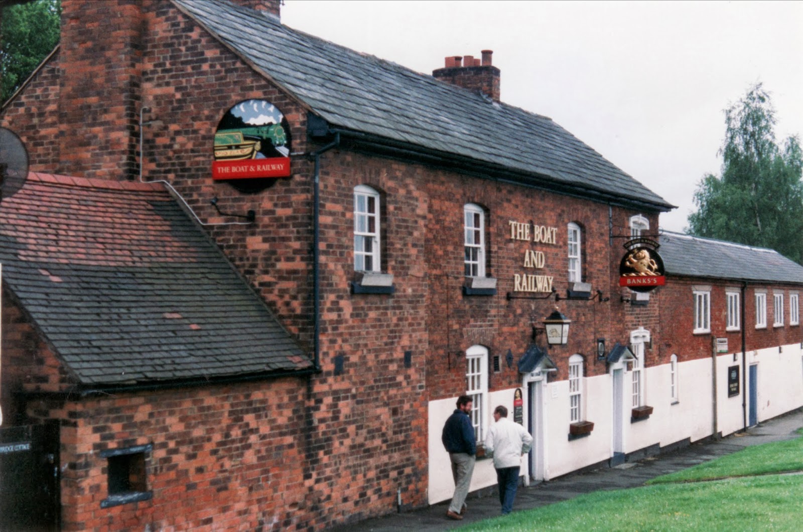 Pubs Then & Now 133 The Boat and Railway, Stoke Prior