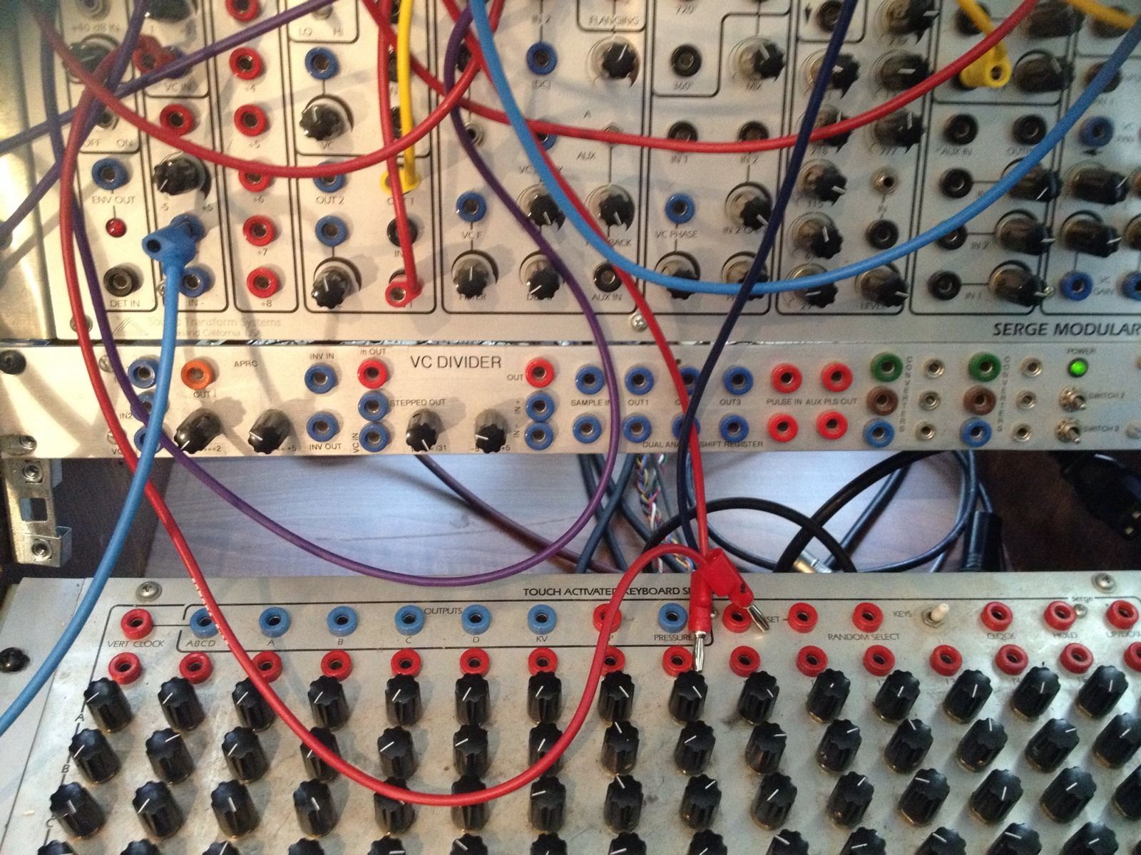 MATRIXSYNTH: Serge Modular Synth 4 1/2 panels