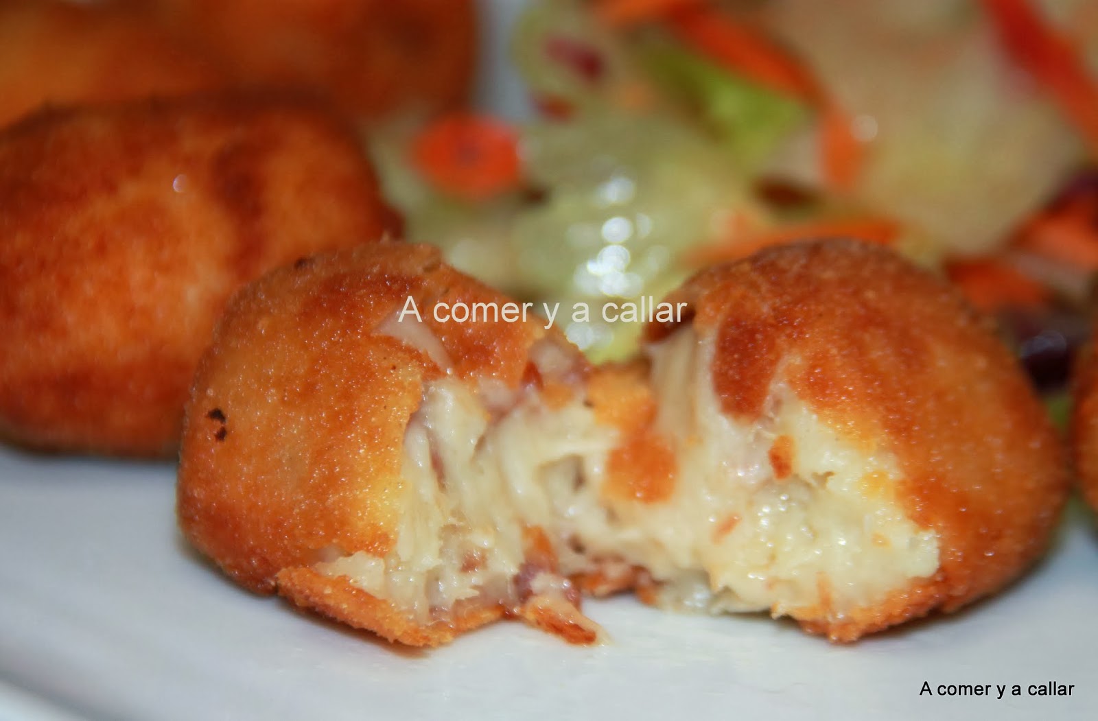 A comer y a callar CROQUETAS DE JAMON, con thermomix