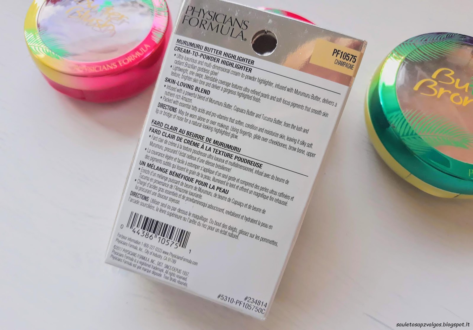 PHYSICIANS FORMULA BUTTER HIGHLIGHTER (spalva Champagne)