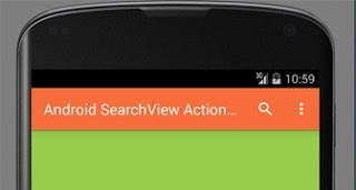 Android SearchView Widget ActionBar