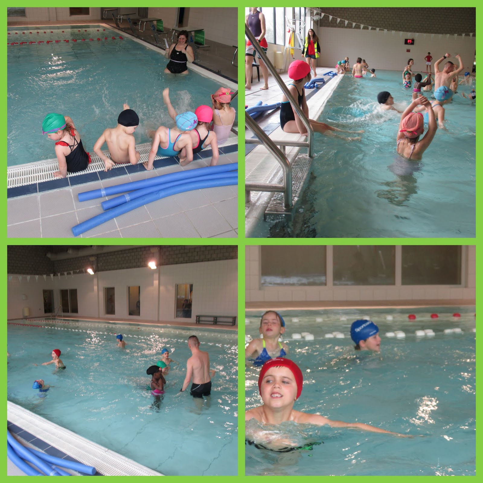 Pompom klas de klinker zwemmen