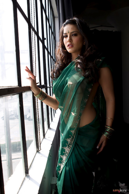 Sunny Saree Fucking - Sunny Leone Green Saree Hot Videos | Sex Pictures Pass