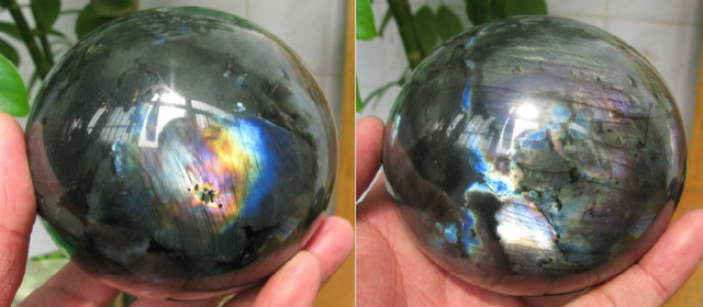 Labradorite crystal ball