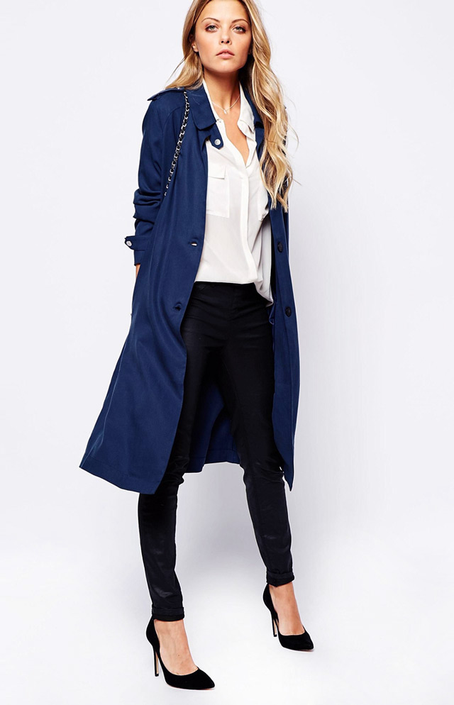 How to wear drapey trench duster coat. Spring must wear trend.