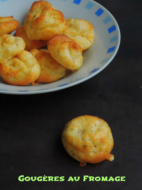Gougères au fromage, Cheese puffs