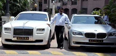Barber who owns rolls royce bmw