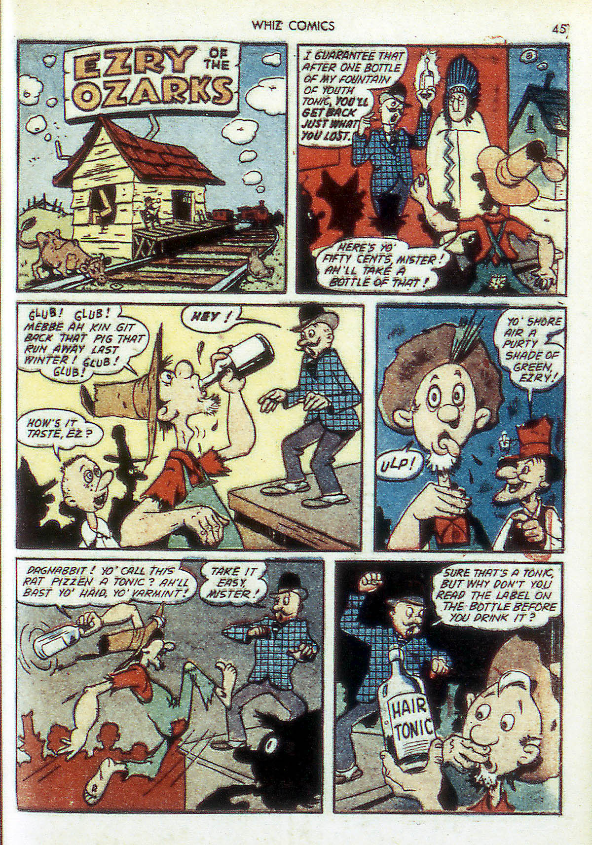 Read online WHIZ Comics comic -  Issue #49 - 45