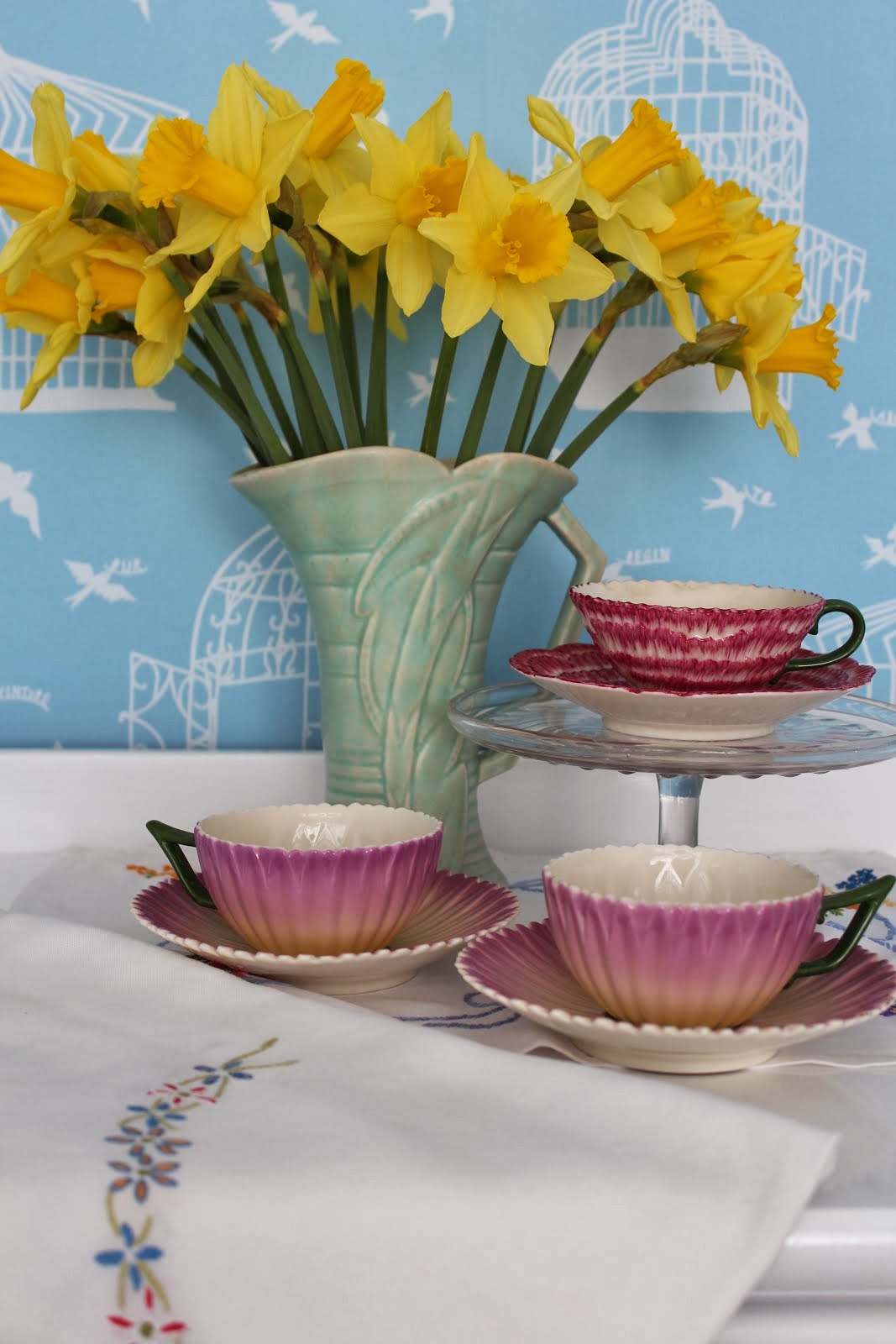 Laura Ashley Cups and Saucers