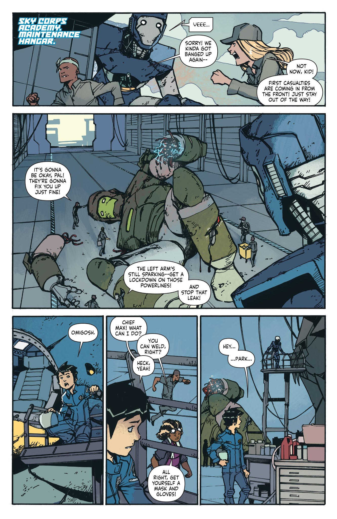 Read online Mech Cadet Yu comic -  Issue #3 - 14