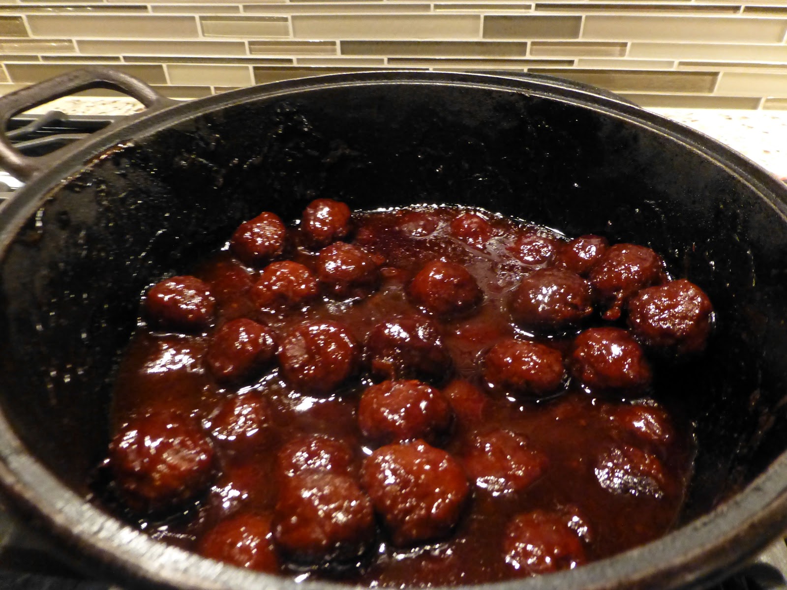 The Food Driven Life Grape Jelly Meatballs