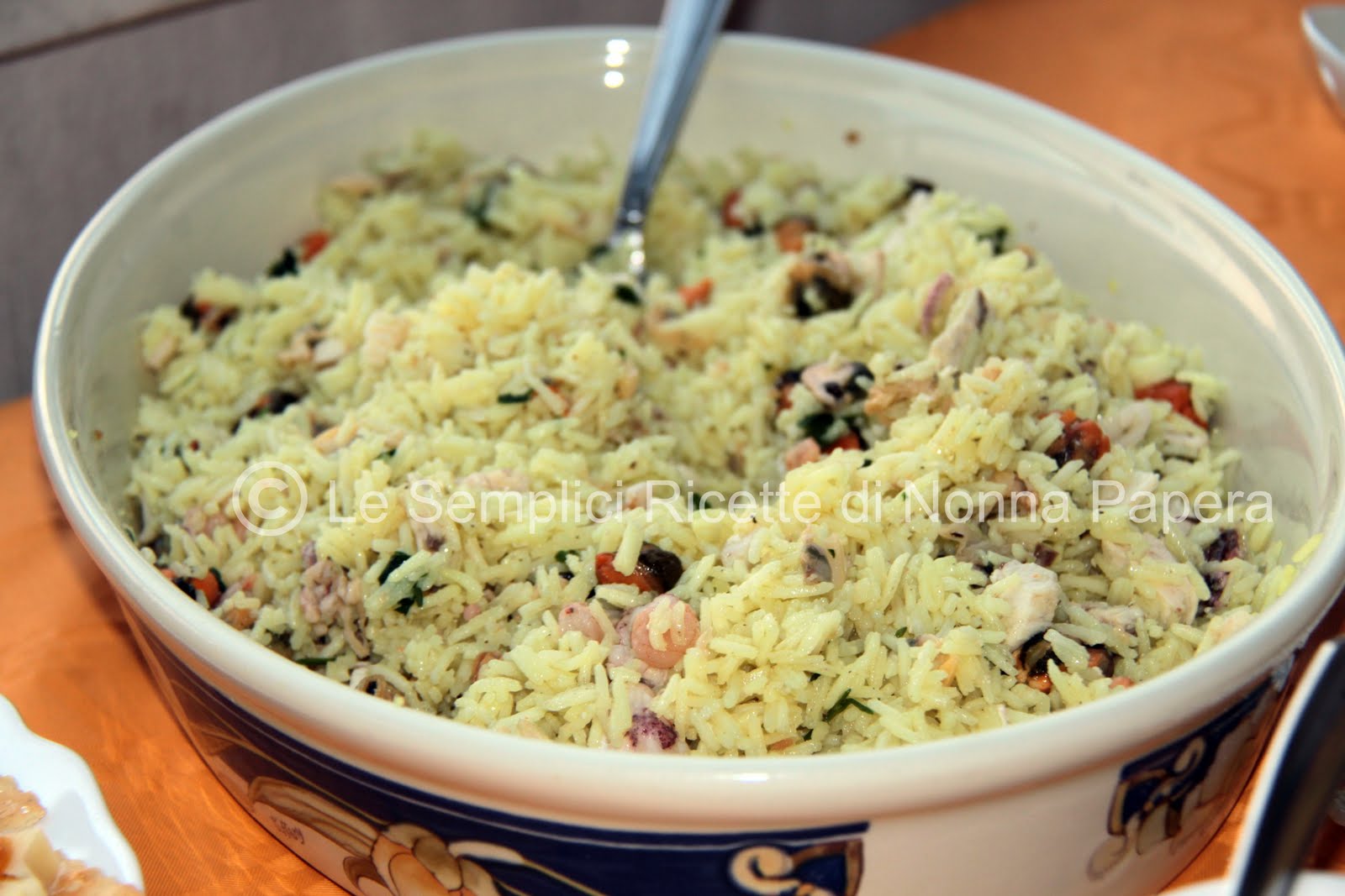 Le semplici ricette di Nonna Papera INSALATA DI RISO AI FRUTTI DI MARE