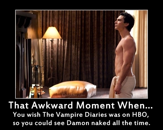 Awkward Moment Damon The Vampire Diaries