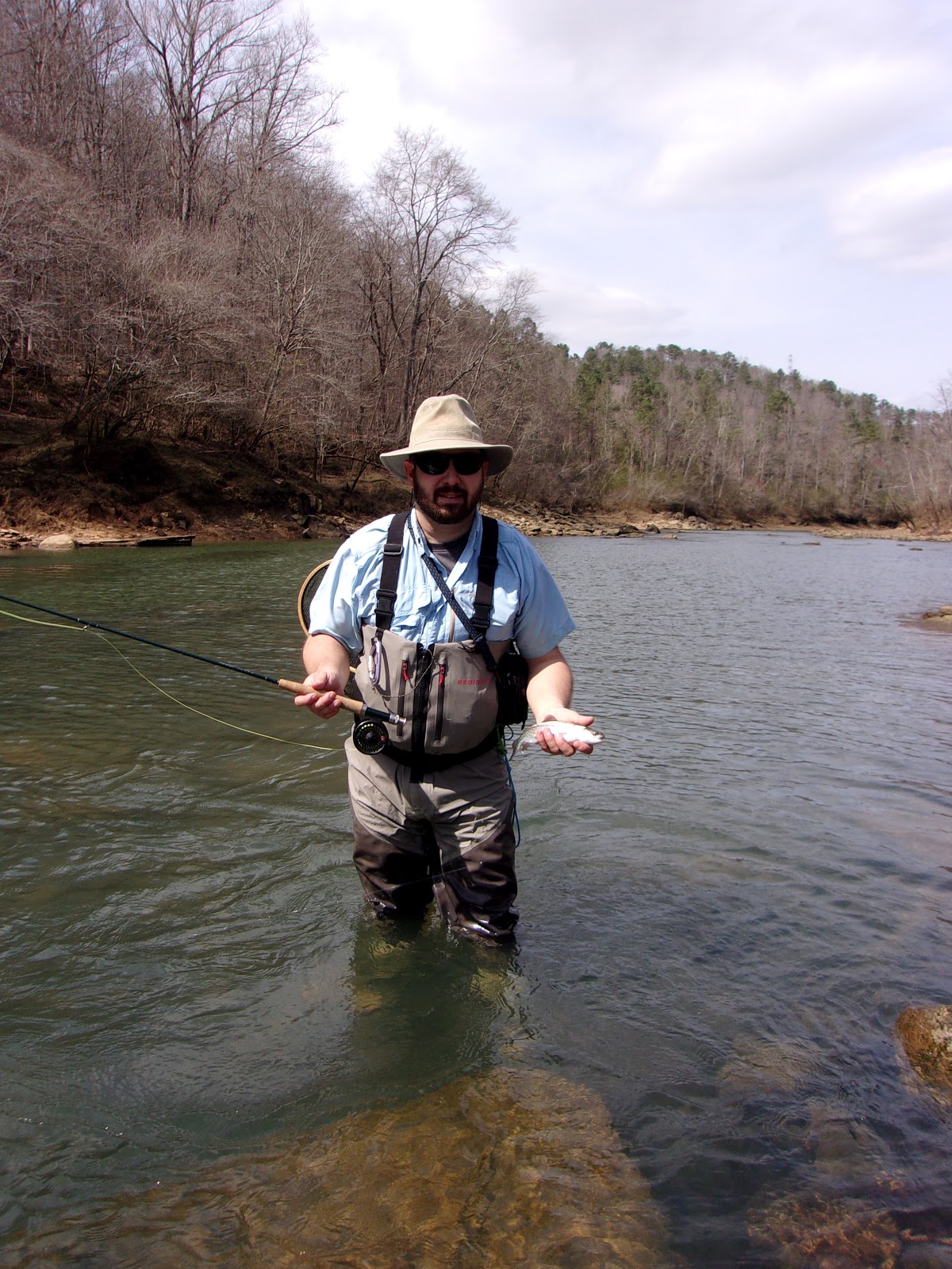 Fishing Through Life Battling Gusting Winds on the Sipsey