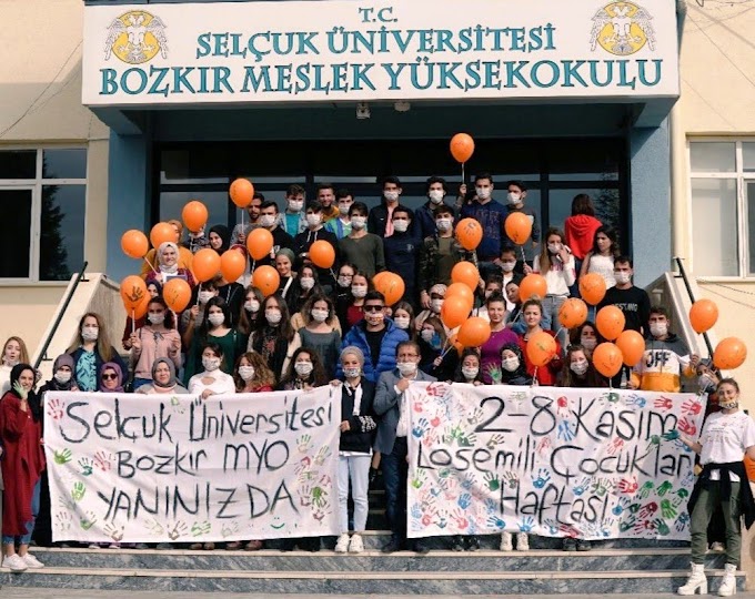 Selçuk Üniversitesi Bozkır MYO, LÖSEV’in Farkındalık Çağrısına Katıldı