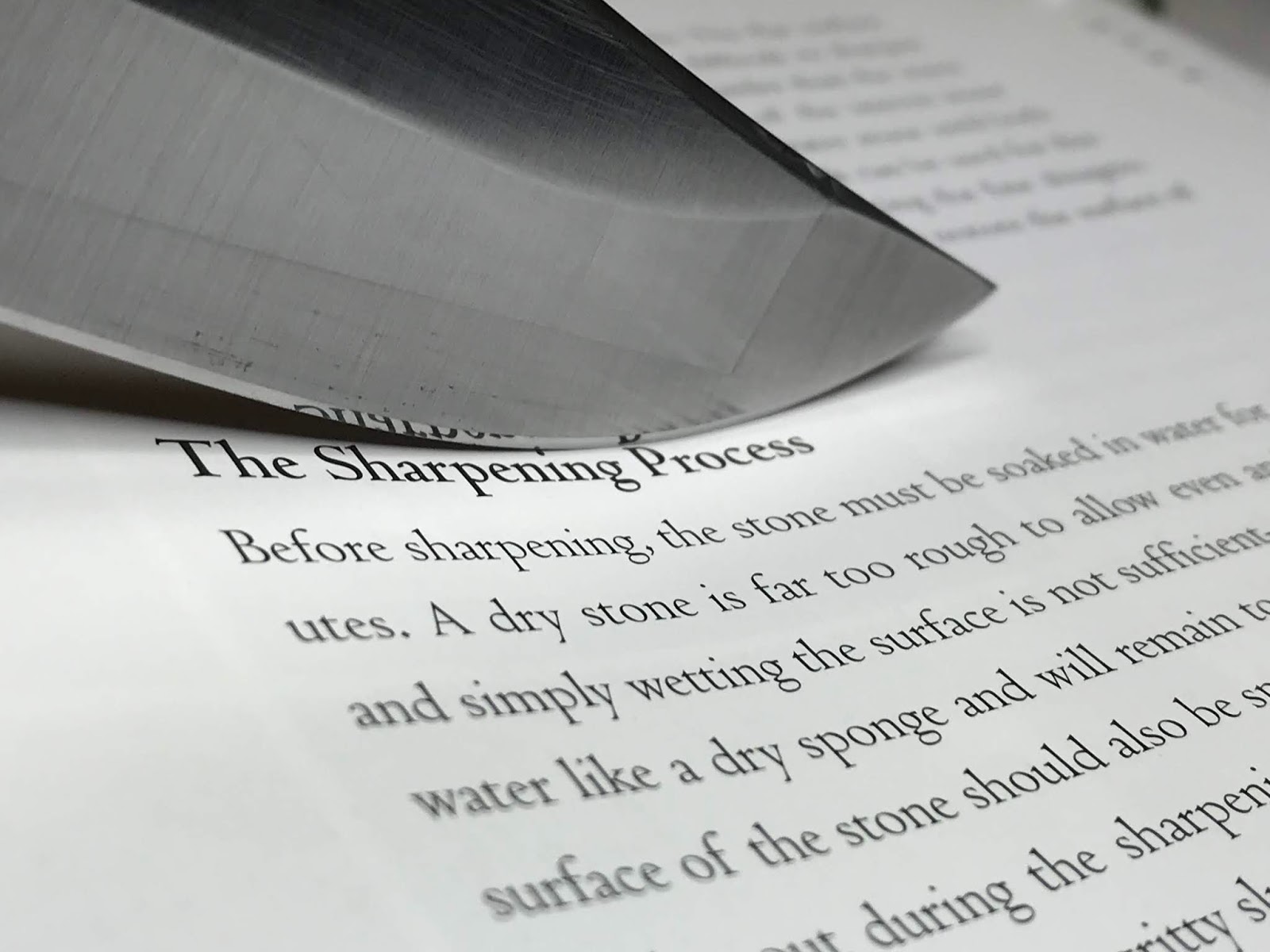 Knife Sharpening Using Traditional Methods Back to the Basics