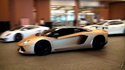 lamborghini gold matte aventador oakley dubai spotted