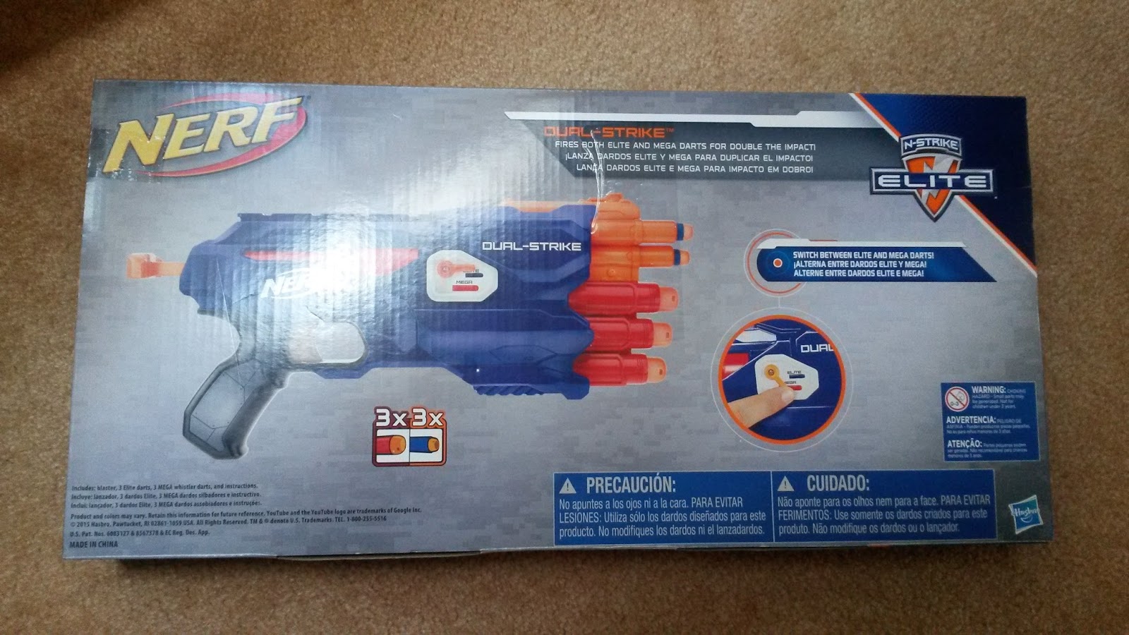 nerf dual strike switch