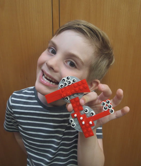 Bert and his mythical LEGO beast! Bert and his mythical LEGO beast!