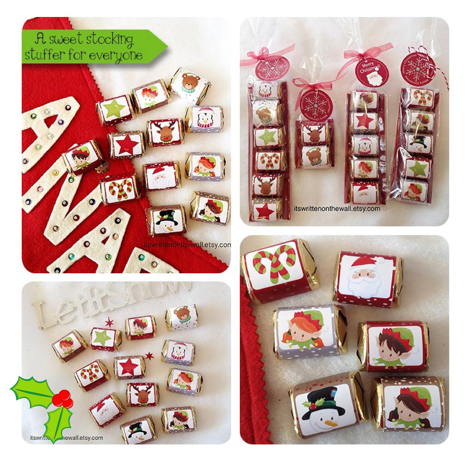 Christmas words: list of 40+ interesting christmas vocabulary Candy Stuffed Christmas Stockings / Stocking Stuffers with Palmer