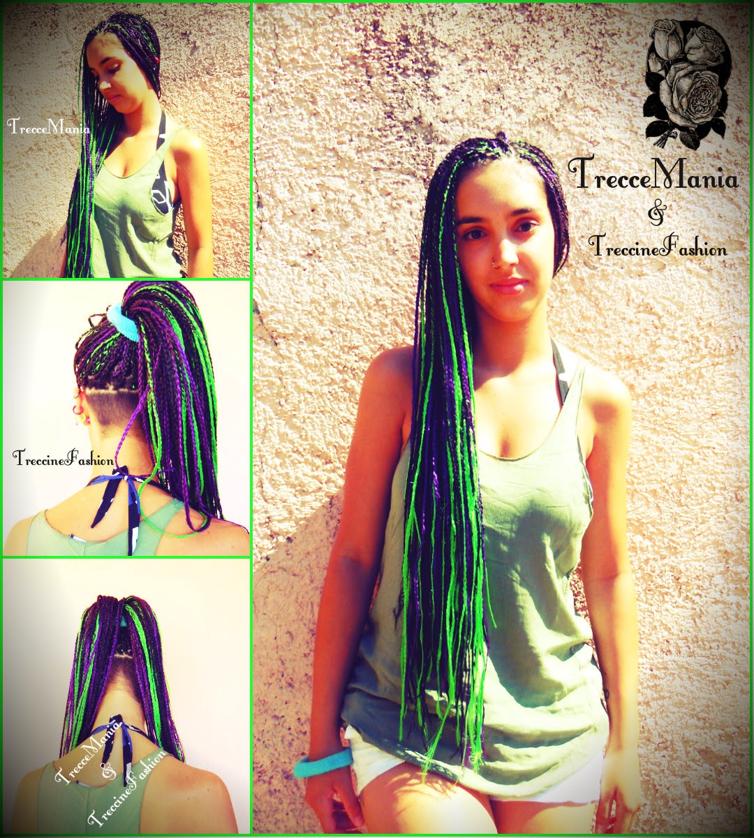 hair fashion extension treccine