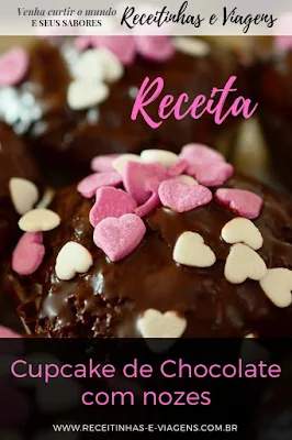 Receita de cupcake de chocolate