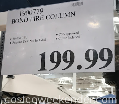 Deal for the Bond Gas Fire Column at Costco