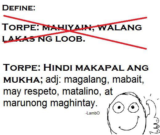 Torpe Definition Image Pinoy Trend │ Where Philippine Trend Happens