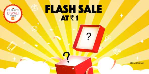 Xiaomi 'Diwali with Mi' sale  Rs 1 flash sale