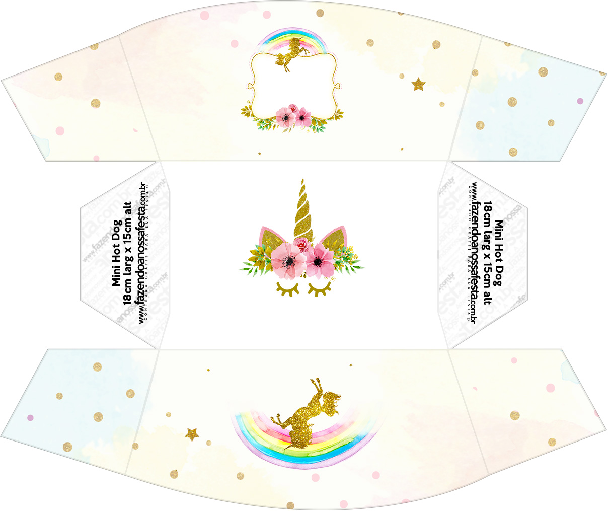 unicorn party free printable boxes oh my fiesta in