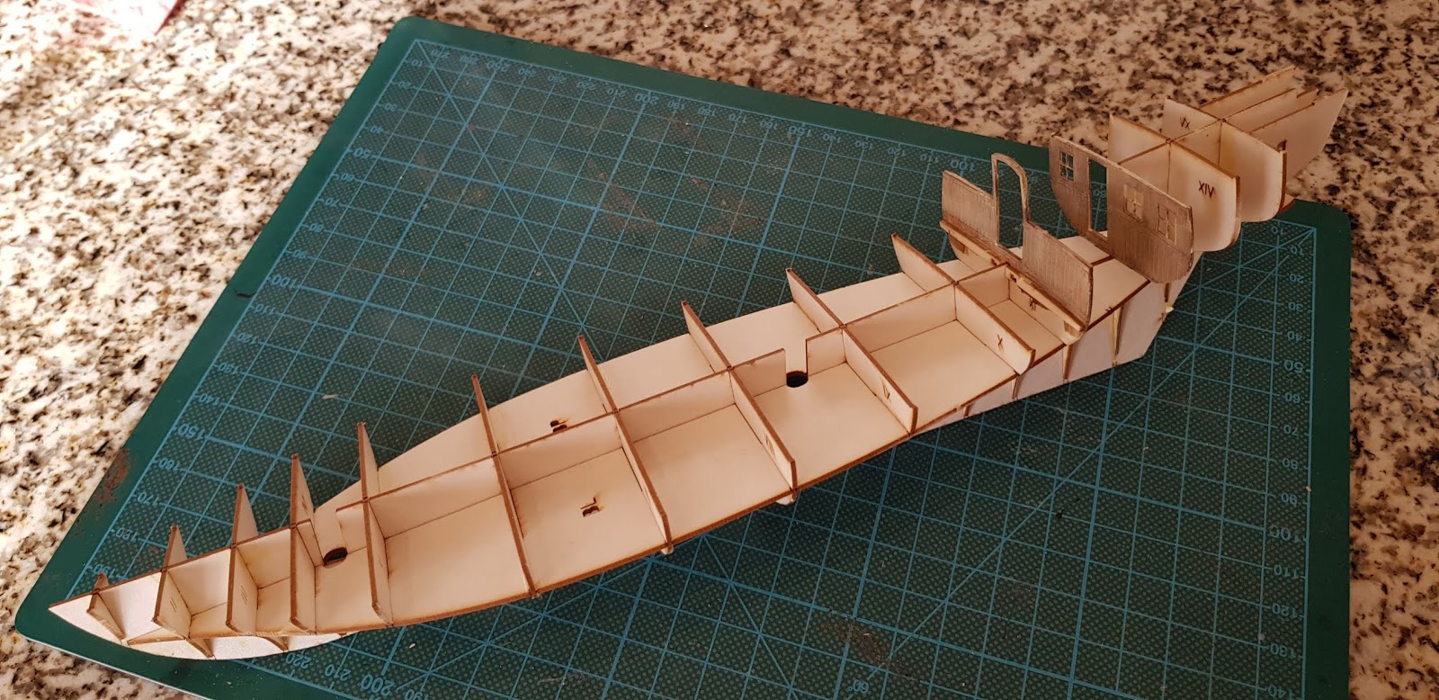 Shipyard paper model Santa Maria