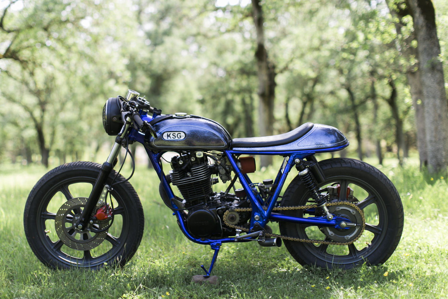 Hell Kustom Yamaha SR500 1977 By Kickstart Garage