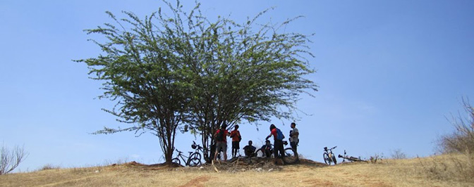 Bicycling Hesaraghatta trail