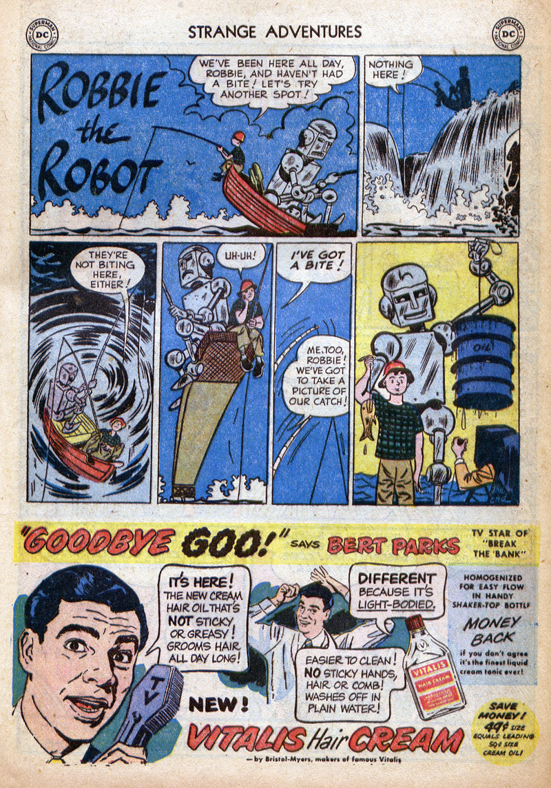 Read online Strange Adventures (1950) comic -  Issue #12 - 16