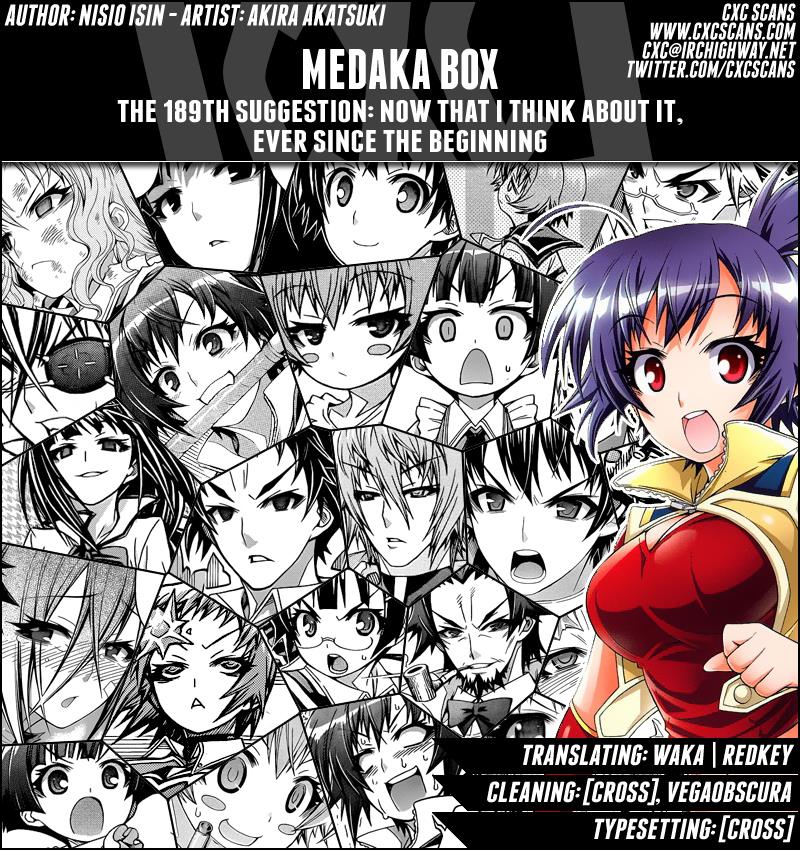 Medaka Box Chapter 189 - ManhwaFull.net