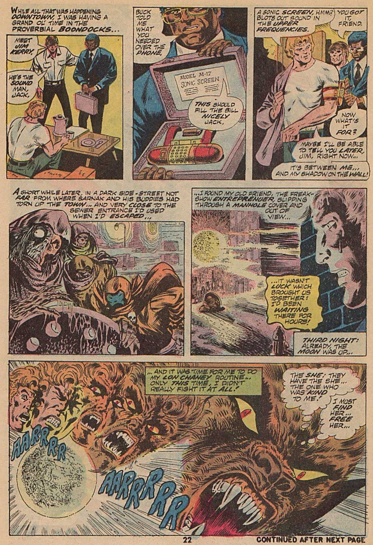 Read online Werewolf by Night (1972) comic -  Issue #10 - 17