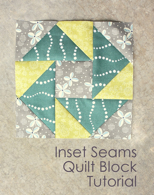 tutorial how to sew inset or partial seams in quilts
