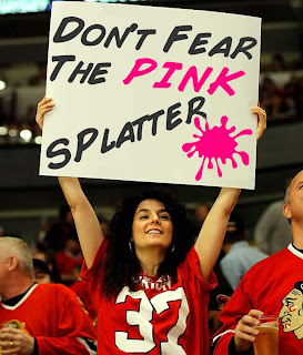 Never fear the pink splatter