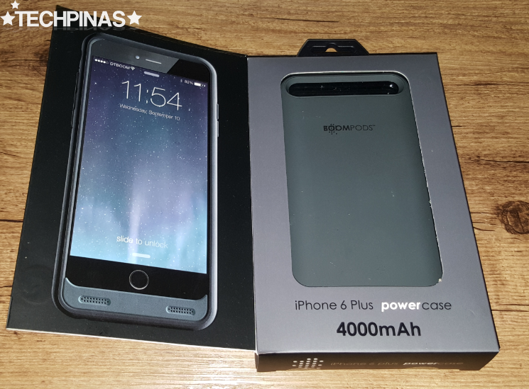Power Case for Apple iPhone 6 Plus, Boompods Power Case