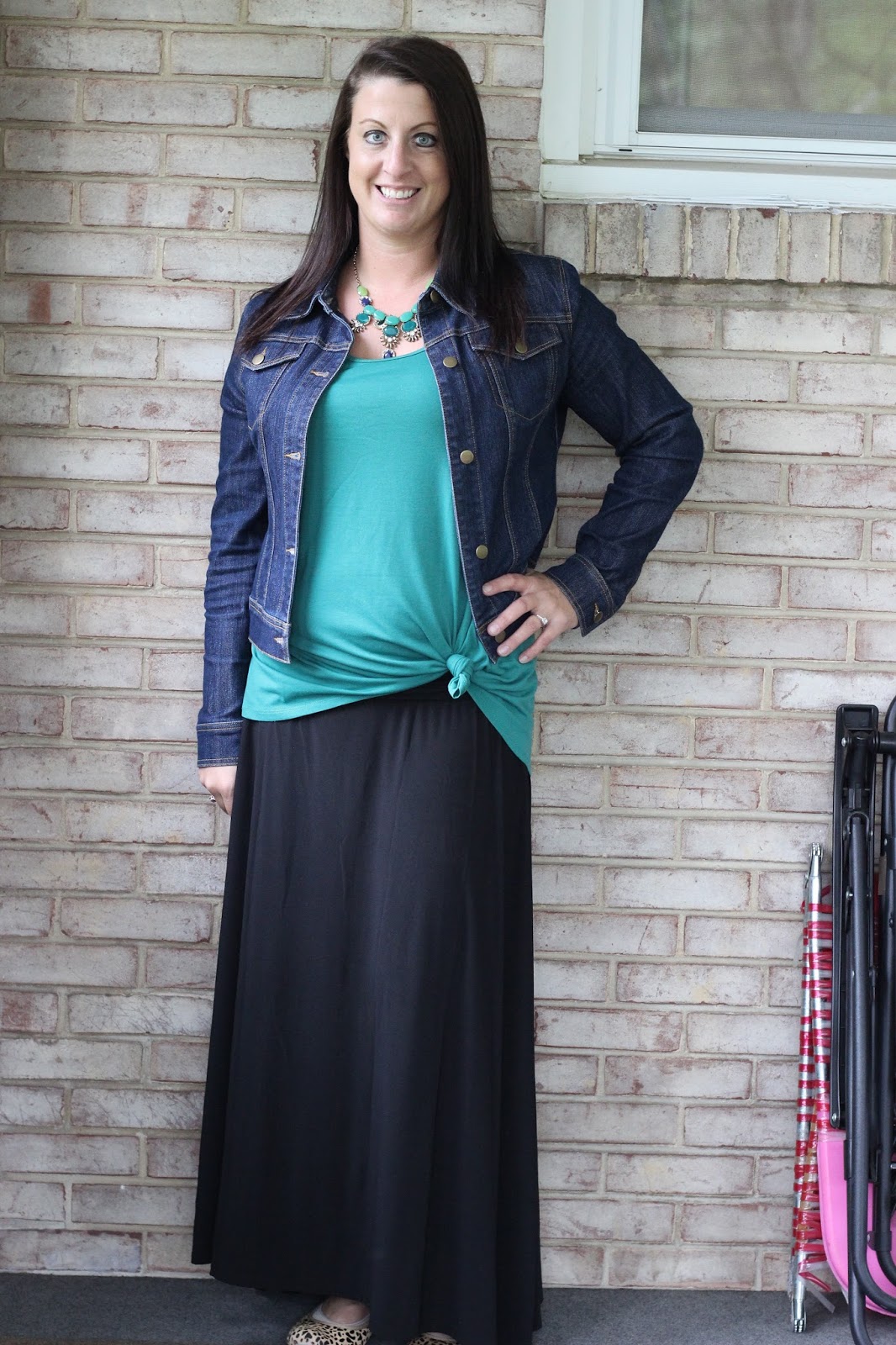 Ask Away Blog: Outfit of the Day: Maxi & Denim