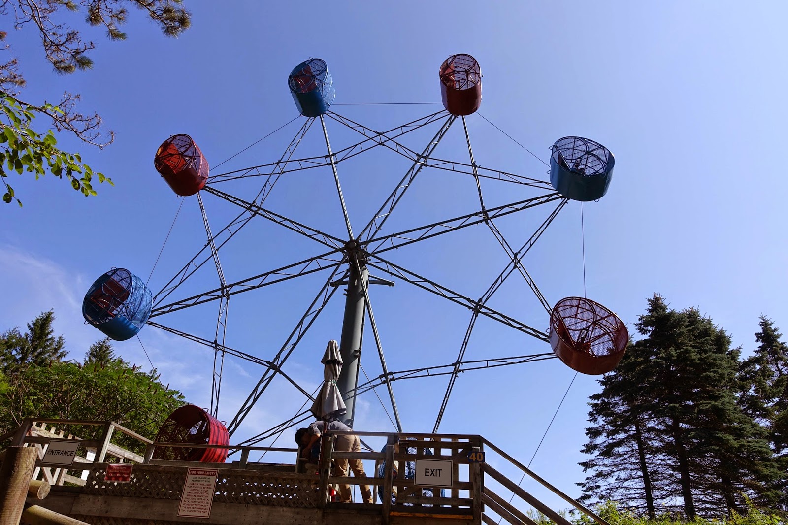 Malcolm's CanAm Trip Upper Clements Theme Park