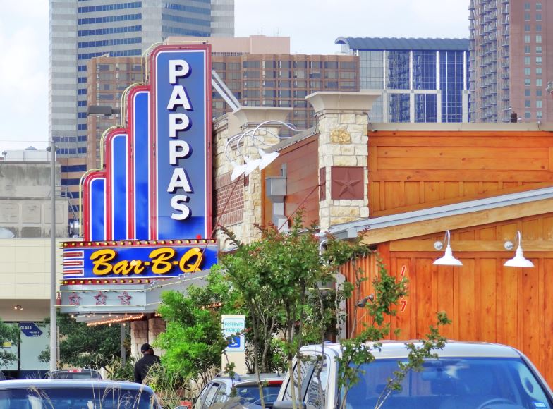 Houston in Pics Pappas BarBQ Downtown Pierce Elevated near St. Josep