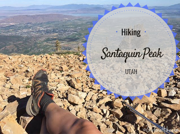 Santaquin Peak Girl On A Hike