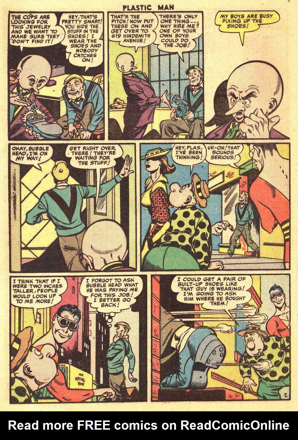 Read online Plastic Man (1943) comic -  Issue #32 - 29