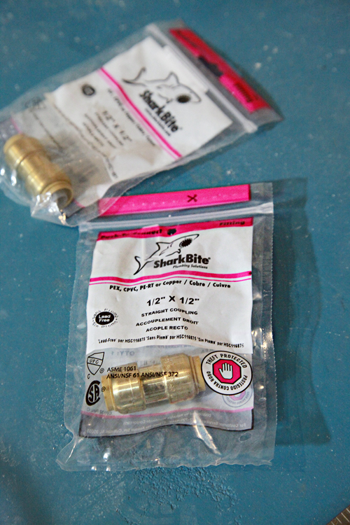 Laundry Room Update Lowering Hookups & Installing a Counter IHeart