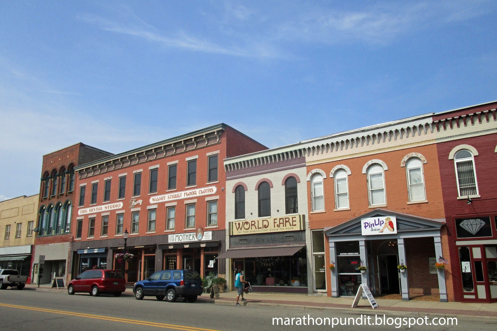 Marathon Pundit (Photos) Downtown Three Rivers, Michigan