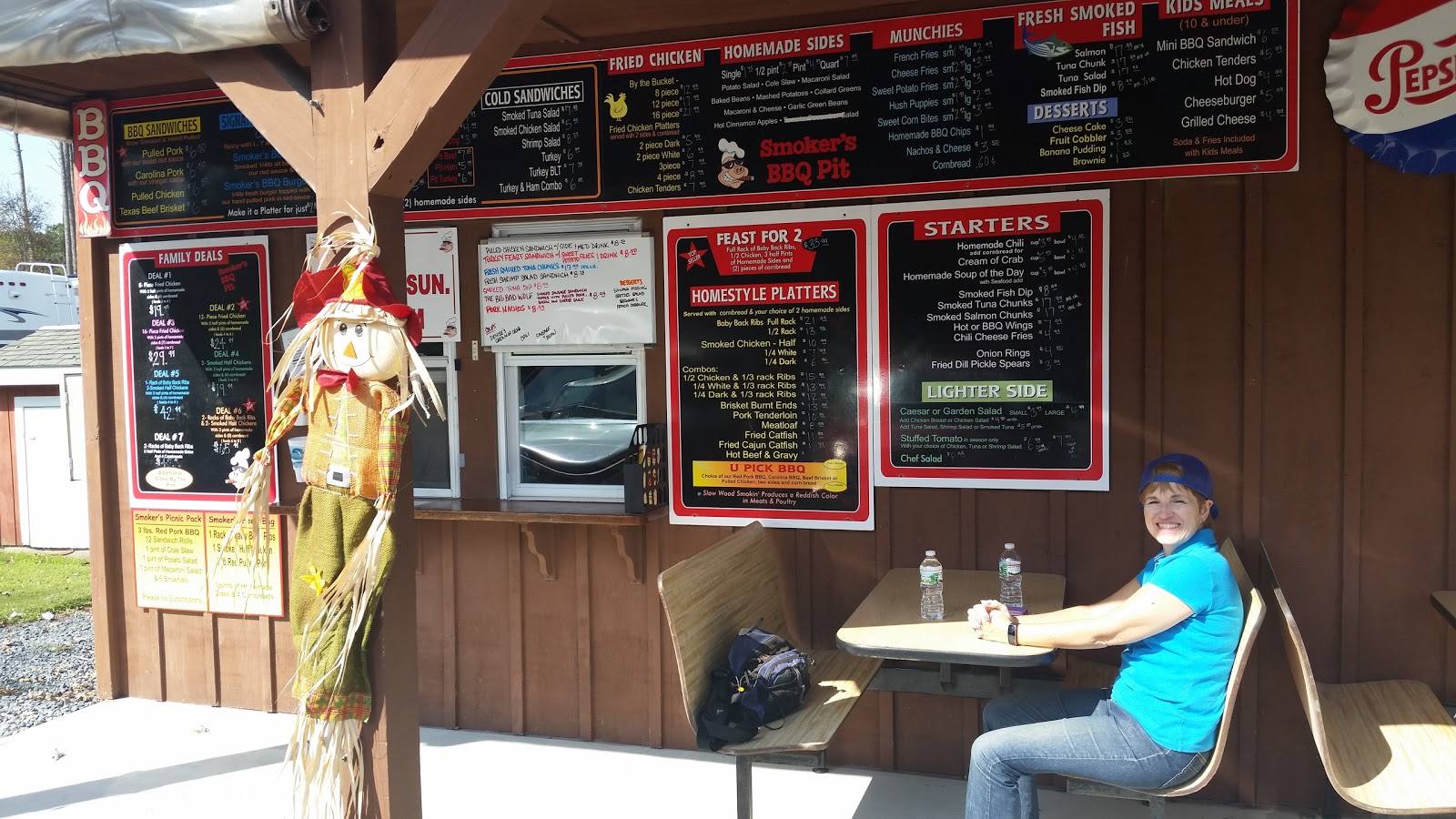 Dining with Barney BBQ near Assateague Island State Park