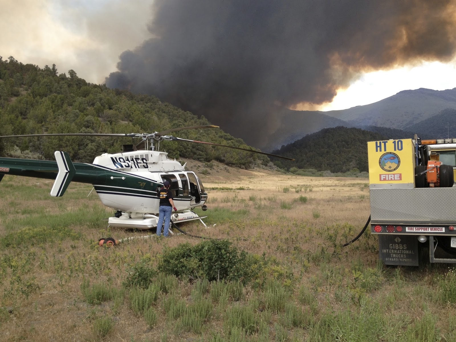 HeliBase Support USFS Keenwild Helitack, 2013 Wildfire Season